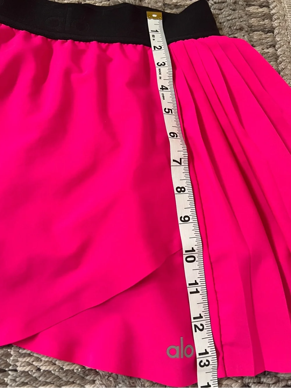 Alo Yoga Aces Tennis Golf Athletic Skirt Skirt w/ Shorts Hot Pink XS